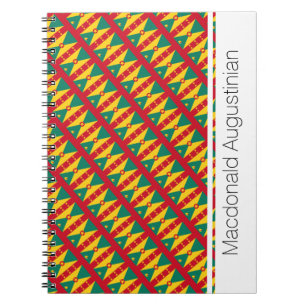 Personalized GRENADA FLAG Notebook