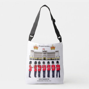 Personalized Grenadier Guards on Parade Crossbody Bag