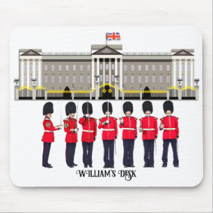 Personalized Grenadier Guards on Parade Mouse Mat
