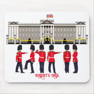 Personalized Grenadier Guards on Parade Mouse Pad