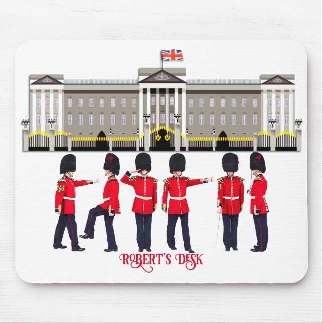 Personalized Grenadier Guards on Parade Mouse Pad (Front)