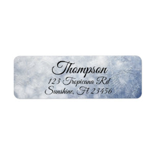 Personalized Grey Return Address Labels
