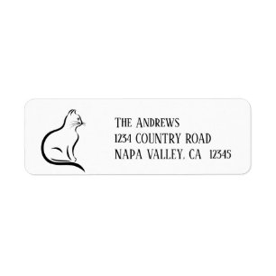 Personalized Grey White Couple  Label