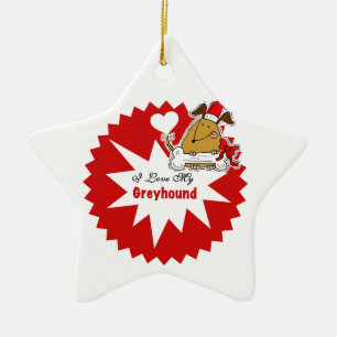Personalized Greyhound Keepsake Ornament