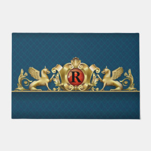 Personalized Griffin Crest Doormat