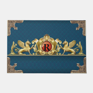 Personalized Griffin Crest Doormat