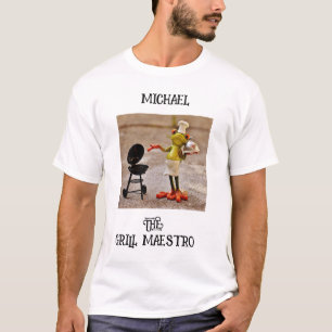 Personalized GRILL MAESTRO w/ Image T-Shirt