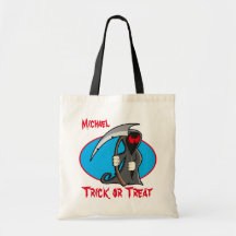 Personalized Grim Reaper Trick or Treat