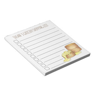 Personalized Grocery List Biscuits and Gravy Notepad
