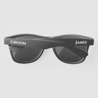 Personalized Groom Sunglasses – Custom Name 