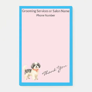 Personalized Grooming Dog Modern Collection Post-it Notes