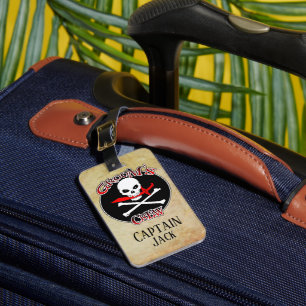 Personalized Groom's Crew Luggage Tag