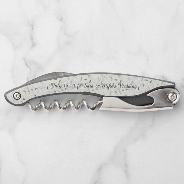 Personalized Groomsman Gift Corkscrew (Back)