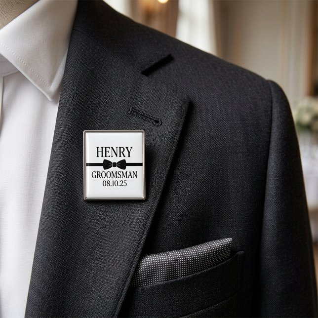 Personalized Groomsman Gift, Wedding Party Favour (Creator Uploaded)