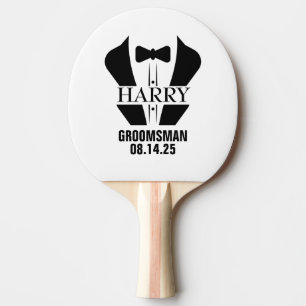 Personalized Groomsmen Gifts Ping Pong Paddle
