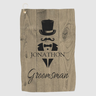 Personalized Groomsmen  Golf Towel