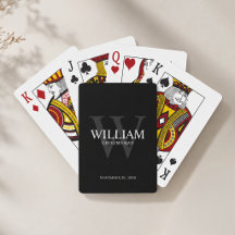 Personalized Groomsmen Monogram & Name