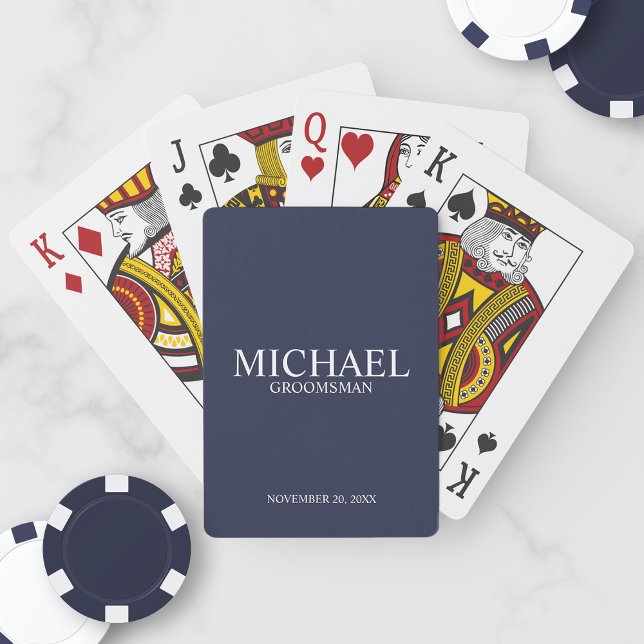 Personalized Groomsmen Playing Cards (Creator Uploaded)