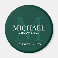 Personalized Groomsmen's name and monogram