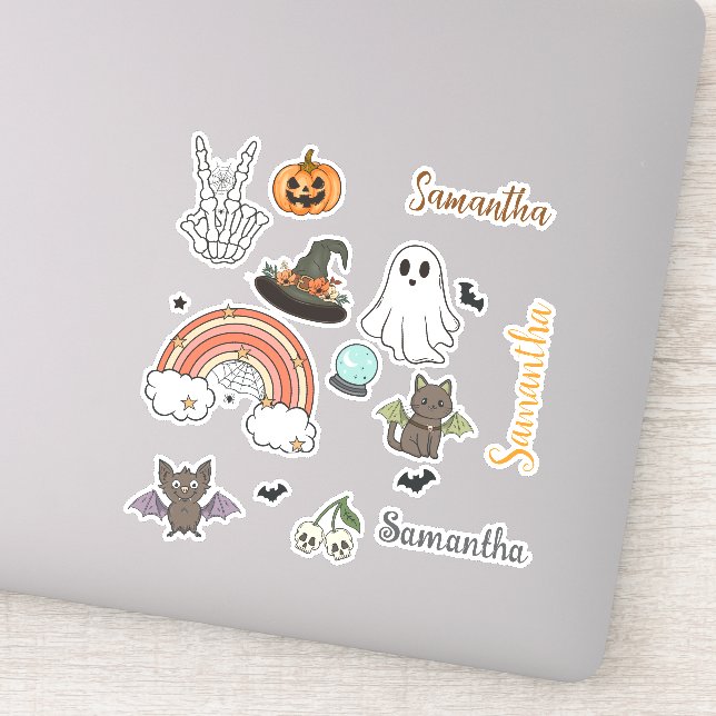 Personalized Groovy Halloween Fun Set  (Detail)