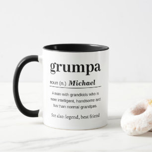 Personalized Grumpa Definition Mug