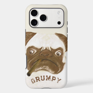 Personalized Grumpy Puggy with Cigar