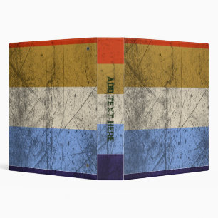 Personalized Grunge Design 3-Ring Binder