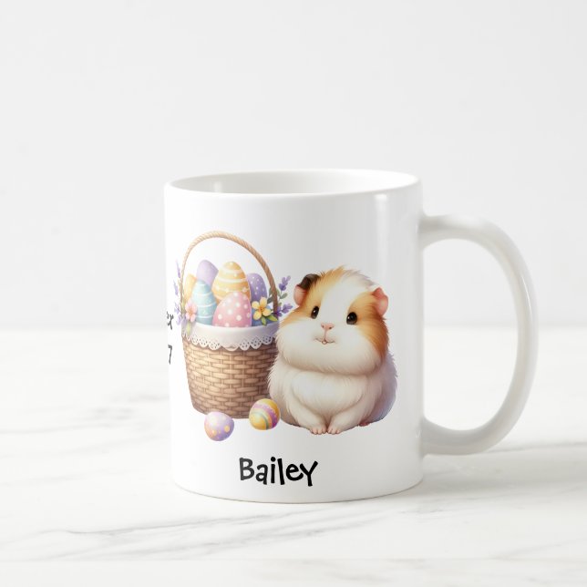 Personalized Guinea Pig Easter/Spring Mug (Right)