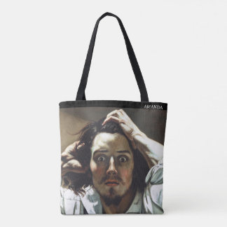 Personalized Gustave Courbet Desperate Man Tote Bag