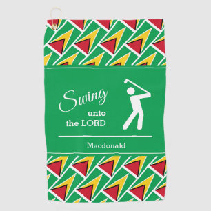 Personalized GUYANA Golf Towel