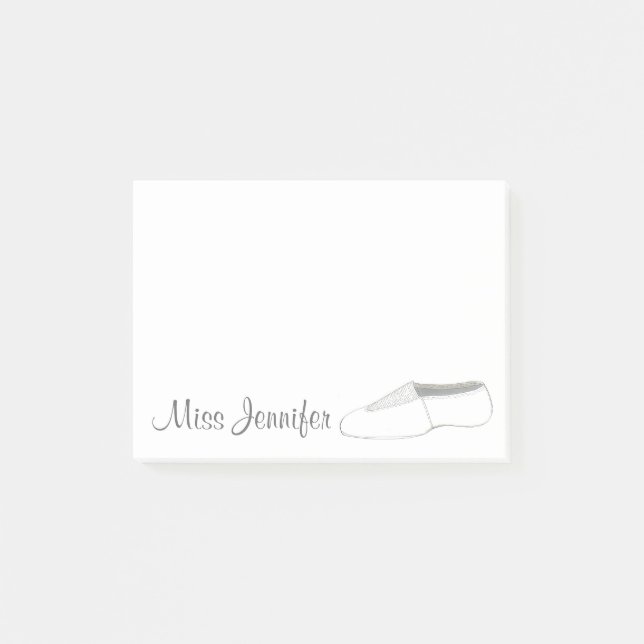 Personalized Gymnastics Coach Acro Teacher Post-It Notes (Front)