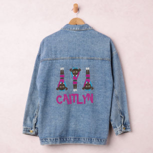 Personalized Gymnastics Dance Acrobatics Acro Gym Denim Jacket