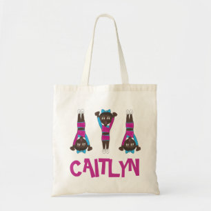 Personalized Gymnastics Dance Acrobatics Acro Gym Tote Bag