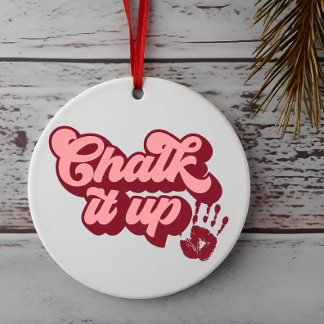 Personalized Gymnastics Decoration, Custom Gymnast Ceramic Ornament