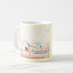 Personalized Gymnastics Girl Mug
