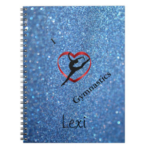 PERSONALIZED GYMNASTICS NOTEBOOK