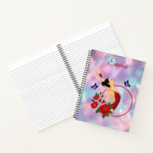 Personalized gymnast's notebook