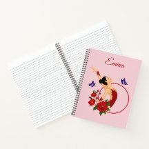 Personalized gymnast's notebook