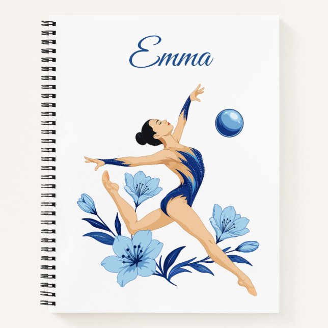 Personalized gymnast's notebook (Front)