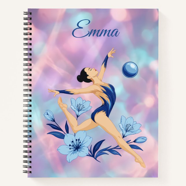 Personalized gymnast's notebook (Front)