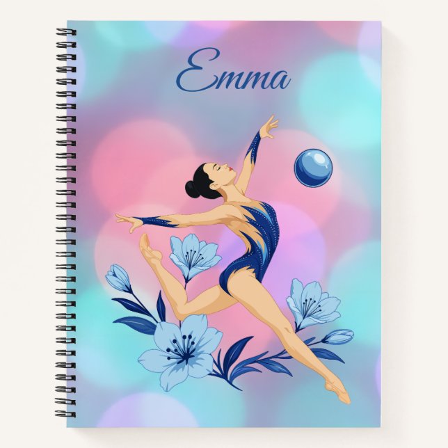Personalized gymnast's notebook (Front)