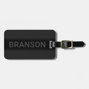 Personalized H Bar GSED Luggage Tag