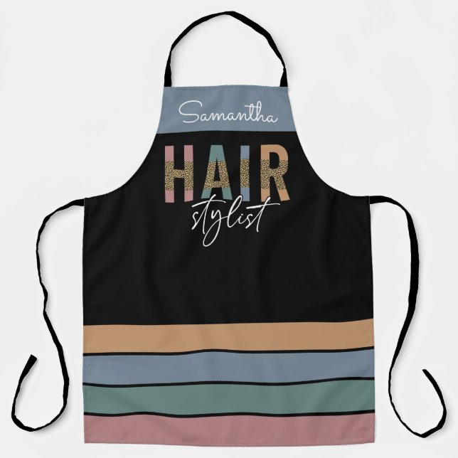 Personalized Hair stylist Hairdresser Apron (Front)