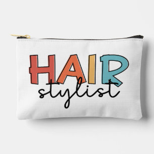 Personalized Hair Stylist Retro Hairdresser Gift Accessory Pouch