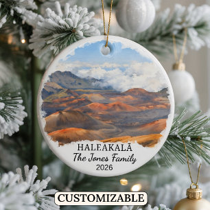 Personalized Haleakalā National Park Custom Hawaii Ceramic Ornament