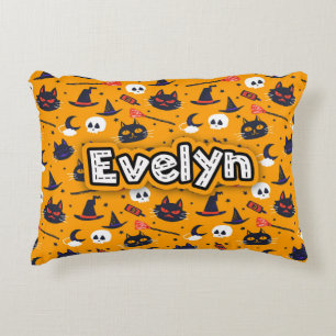 Personalized Halloween  Accent Pillow