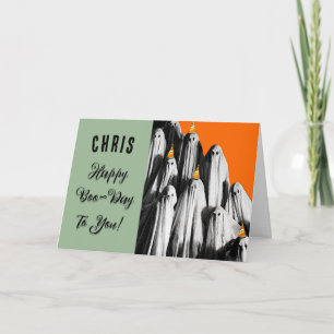 Personalized Halloween Birthday Card
