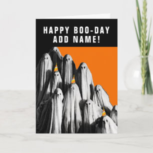 personalized Halloween Birthday Card