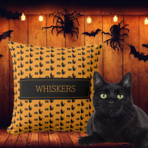 Personalized Halloween Black Cat Lover Pumpkin Pet