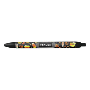 Personalized Halloween Black Ink Pen
